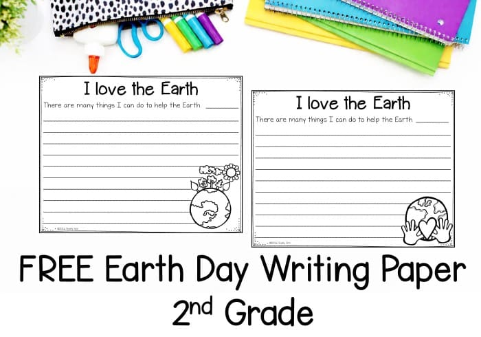 Free Earth Day Worksheets for 2nd Grade (Writing & Math Activities ...